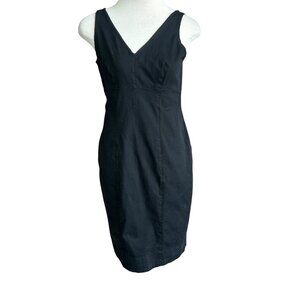 Prairie Underground Black Naples Stretch Cotton Sleeveless Dress USA Made